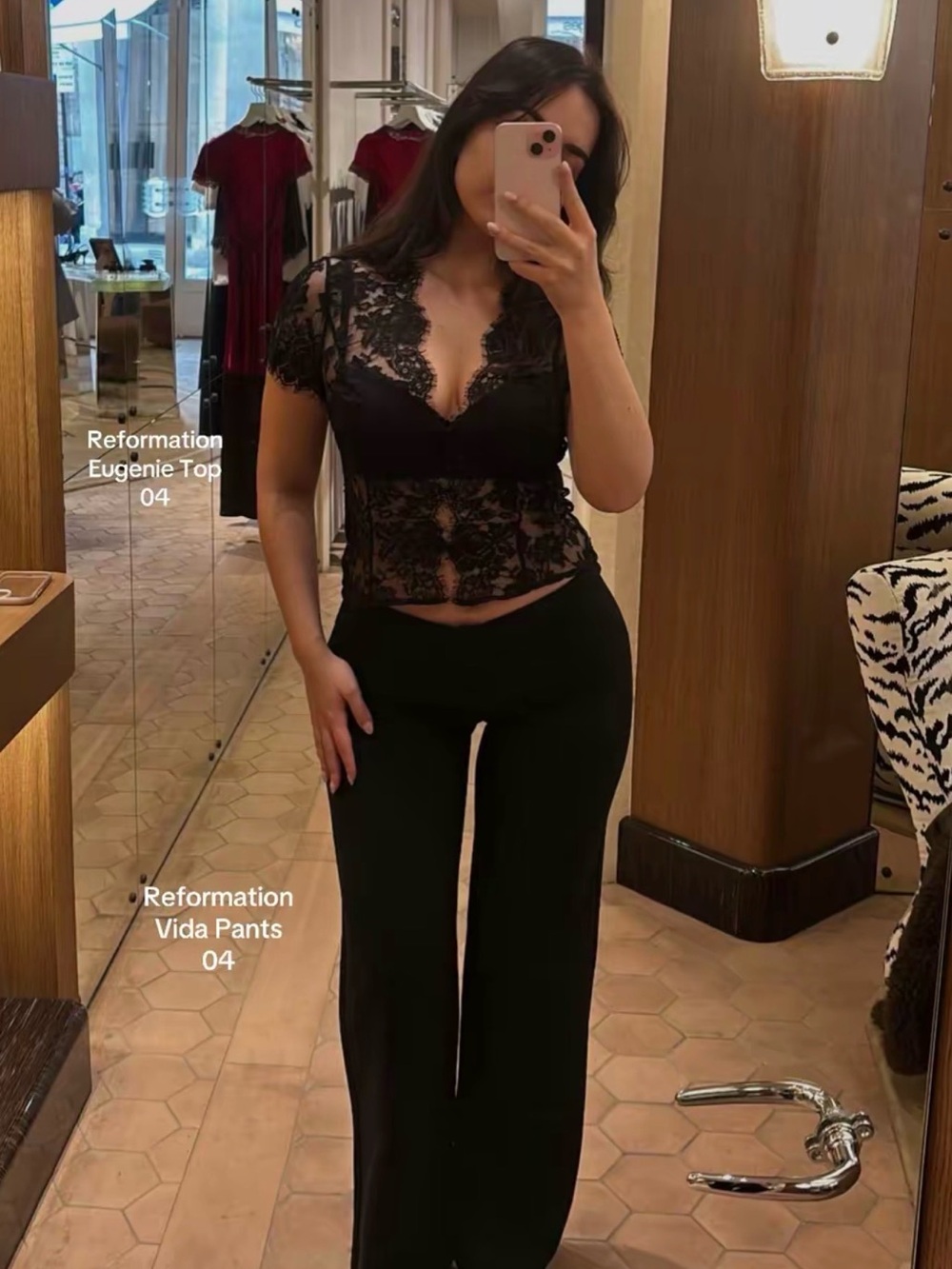 Reformation Vida Low Rise Pant